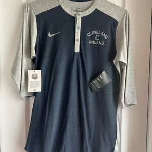 Nike Cleveland Indians Henley Shirt